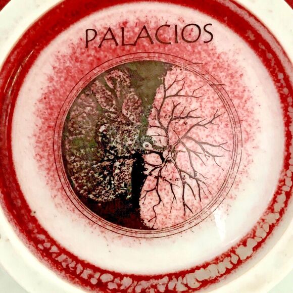 Palacios Art Pottery Bowl Anatomy Decals in Black and Gold - Picture 1 of 12